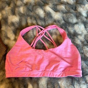 Heather Pink Victoria’s Secret Cross Back Sports Bra (L)